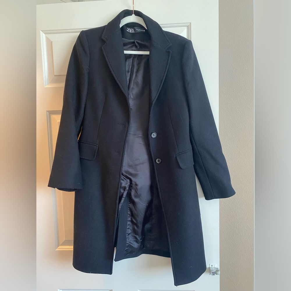 Black winter coat
